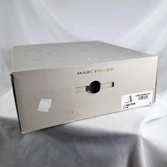 Marc Fisher Women's Dark Brown Bootie Matter Block Heel Pointed Toe Size 11 M - Picture 13 of 14